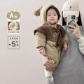 Winter baby clothes, stylish winter wear, warm padded cotton coats, quilted cotton jackets, winter baby girl fleece-lined and thickened onesies