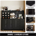 [athens black] 160 rounded corner sideboard with bull plug
