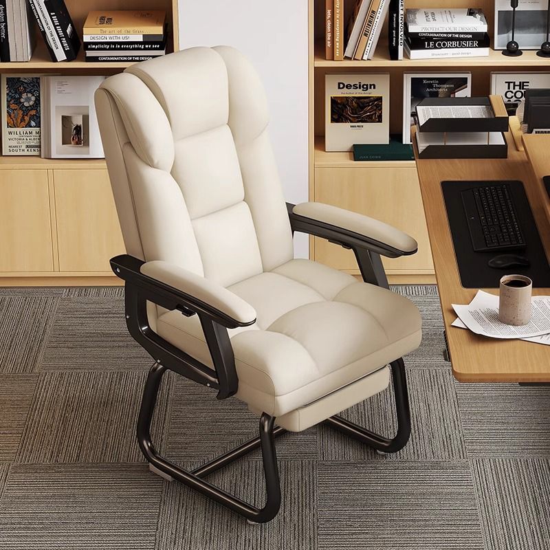 Reclining leisure sofa chair, study chair, fixed foot arch chair, home computer chair, desk chair, office executive chair