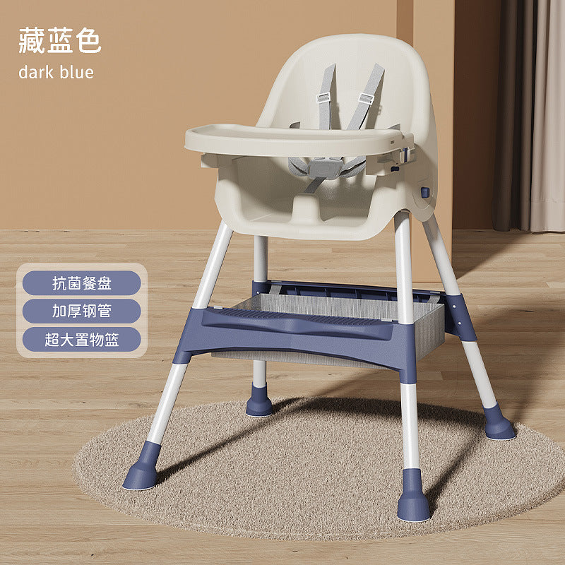 Baby dining chair foldable multi-functional children portable baby eating seat home baby learning dining table and chair