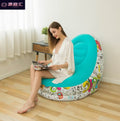 Compression sofa cross-border pvc flocking inflatable sofa lazy sofa outdoor lounge chair air cushion