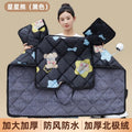 Electric vehicle windshield cover - new 2025 winter model: neck and shoulder protection, extra warm, oversized and thickened windshield for electric bikes