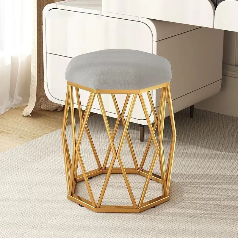 Accessible luxury dressing table bird's nest stool makeup table scandinavian girls bedroom makeup casualpopular octagonal makeup chair