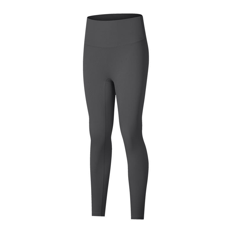 Naked feeling without t-line peach butt tight yoga nine-point pants elastic high waist hip lifting sports fitness pants for women et002