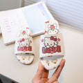 Vancahao slippers  summer new girls' fashion cartoon cat sandals & slides - big kids' indoor/outdoor flip-flops
