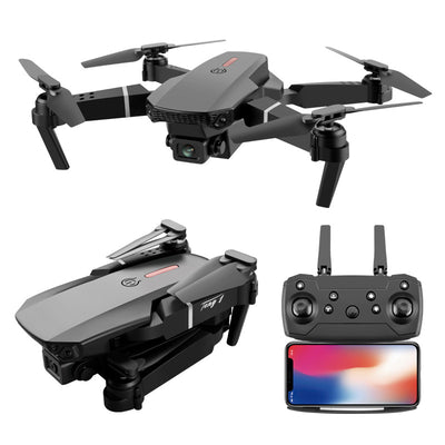 E88 cross-border foldable drone aerial photography hd quadcopter air pressure altitude hold remote control aircraft toy
