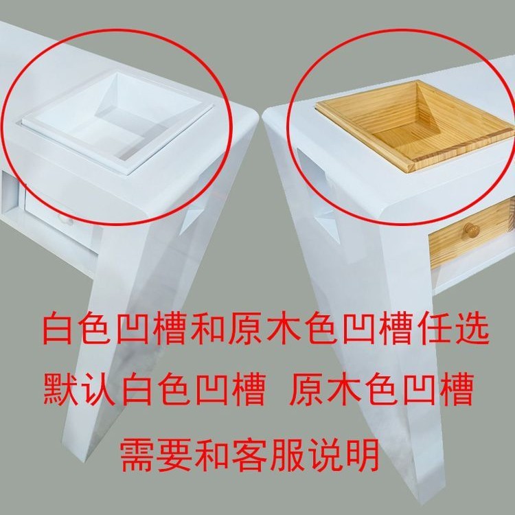 Nail art table net manicure table paint single double groove storage box embedded vacuum cleaner simple Japanese nail salon