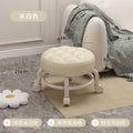 Pulley low stool with universal wheel small stool for home beautiful sewing kids toddler changing shoes wiping floor coffee table baby round stool