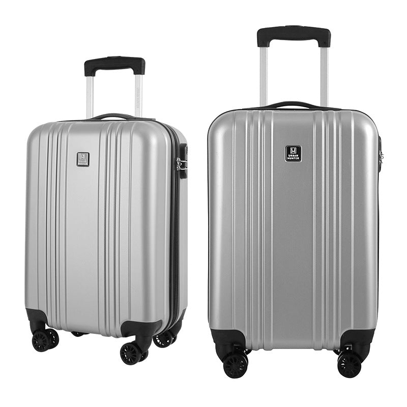 Cross-border hot-selling striped ABS trolley case business travel 20-inch bag, strong waterproof boarding password box wholesale