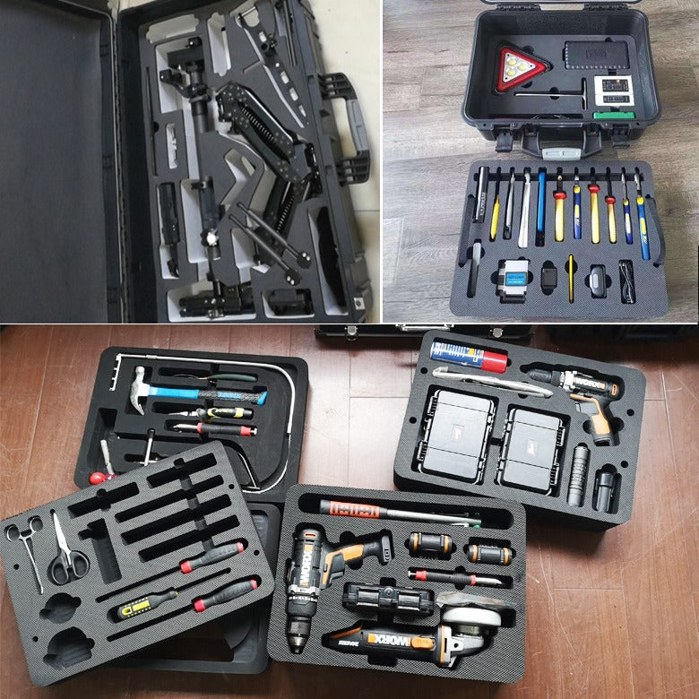 Dingyang, hardware tool storage box, dustproof and waterproof, instrumentation protection, safety box, portable trolley toolbox