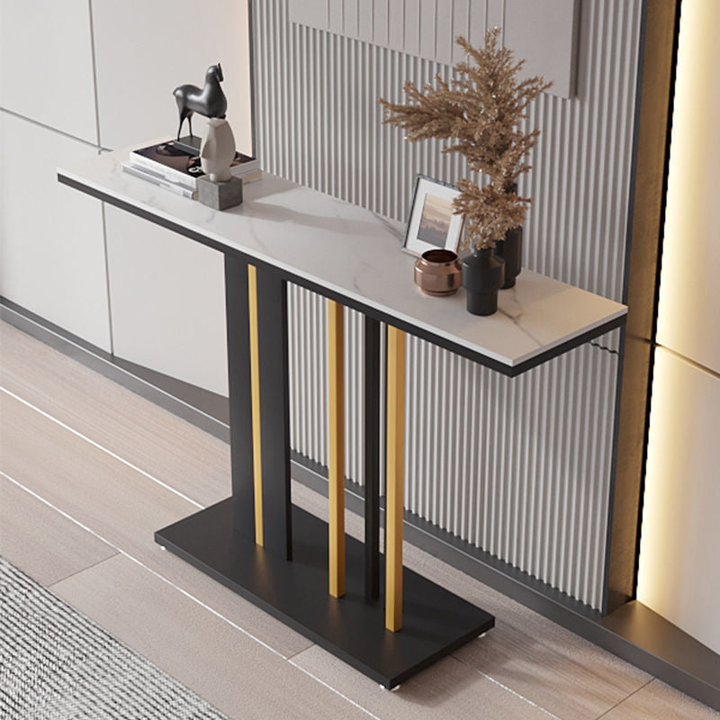 Accessible luxury entrance rock slab entrance table table entrance altar table against the wall living room table for home corridor entrance storage rack