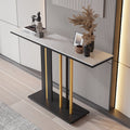Accessible luxury entrance rock slab entrance table table entrance altar table against the wall living room table for home corridor entrance storage rack