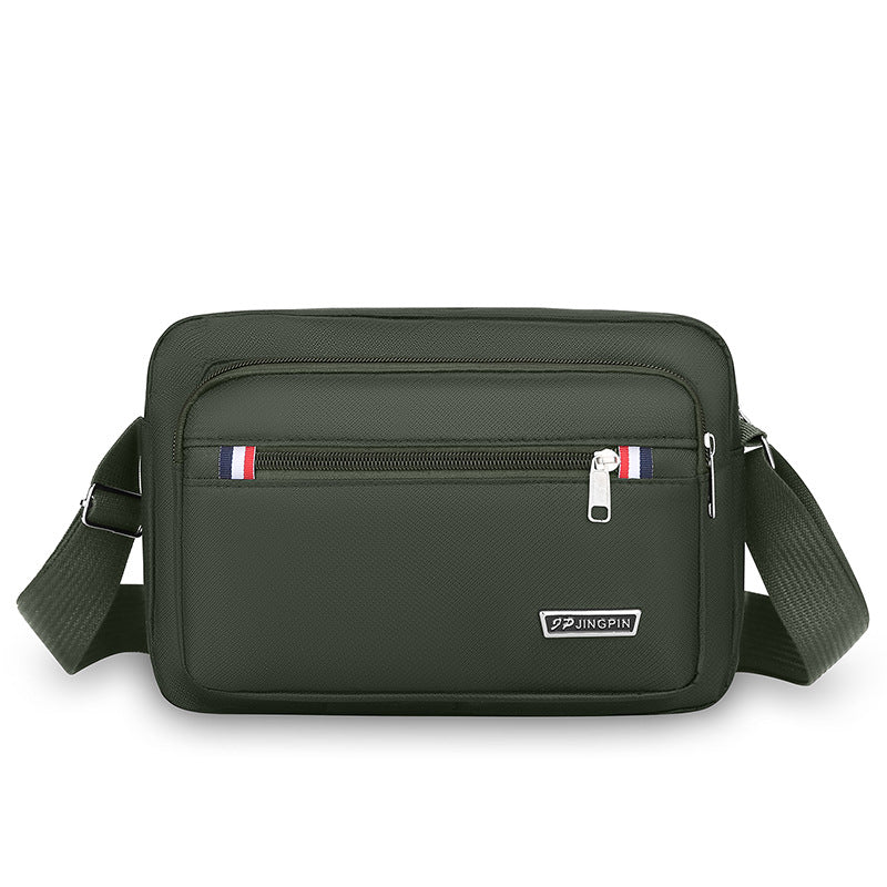 Foreign trade men's shoulder bag outdoor fashion trend messenger bag leisure business business wallet multi-layer storage bag