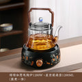 Shishi ruyi electric ceramic stove + dark night starry sky teapot