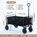 New arrival outdoor camping cart foldablecamping style small trailer camp cart lightweight foldable simple outdoor cart