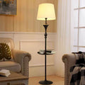 American retro floral bedroom wallpaper french living room sofa hotel background wall living room high-end vintage floor lamp