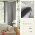 Modern minimalist blackout chenille curtain fabric wholesale for bedroom and living room - shaoxing keqiao curtains [project]