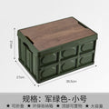 Foldable storage box plastic storage box clothes storage miscellaneous storage box car trunk wooden box with lid