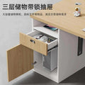 Office desk computer desk minimalist modern office employee single desk chair combination furniture manager's desk small employee workstation