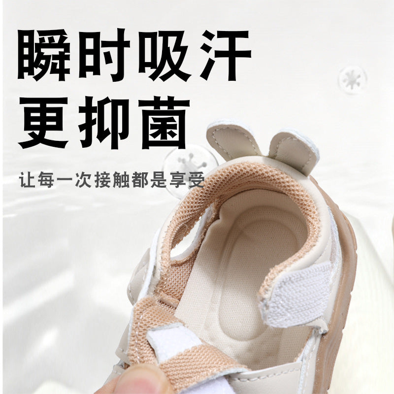 Summer infant toddler shoes soft sole non-slip velcro sandals breathable hollow-out baby casual shoes 1-3 years old