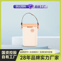 Ice master red wine bucket satchel frozen refrigerated outdoor portable long barrel beer wine insulated packaging box high-end