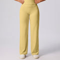 Fashionnew arrivalloose fitness pants women's high waist hip lifting wide leg sports pants outwearslimming lookstraight-leg yoga pants