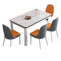 High-end for home dining table and chairs (tempered glass) casualall-in-one dining table restaurant kitchen fast food hot pot