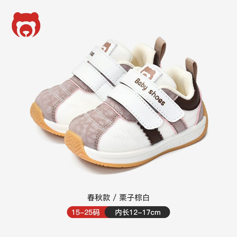 Toddler shoes for boys, spring and autumn, 0-1-2 years old, soft sole infant shoes, children's shoes, infant and toddler shoes for girls