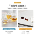 Coffee table for home living room tv cabinet light luxury minimalist modern small apartment tea table european style tempered glass table