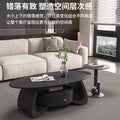 Cream style normcore slate coffee table living room for home coffee table new arrivalaccessible luxury small apartment coffee table combination