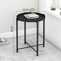 Scandinavian side table for home living room iron art coffee table bedside table tray table modern casual bedroom creative round table
