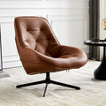 Luxury scandinavian swivel chair - perfect for balconies, living rooms, bedrooms, gaming, indoor & outdoor relaxation - lazy sofa with rotating reclining function