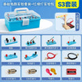 Complete set of middle school physics experiment equipment, experiment box, experiment box, high school entrance examination, third grade, seventh, eighth and ninth grade circuit experiment box