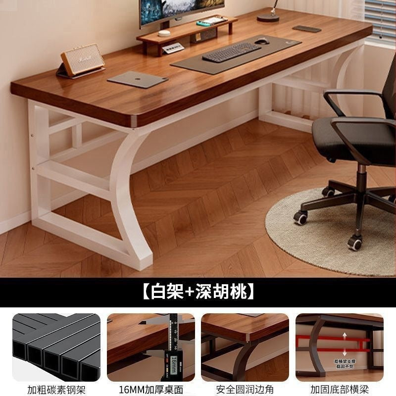 Computer desk desktop gaming table home with storage shelf office desk chair simple desk bedroom study writing desk