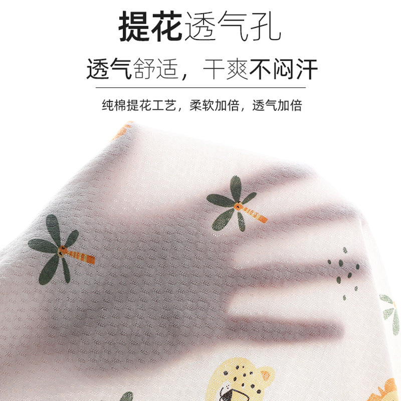 Baby rompers summer thin air conditioning suit baby pure cotton pajamas onesie newborn clothes long sleeve spring and summer outfit