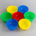 Red, yellow, blue, and green mask bowl - colorful plastic bowl for spa & beauty - mask mixing bowl #3 - small bowl - mask tool wholesale
