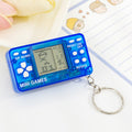 tetris handheld electronic game console - battery included, keychain decompression 26-in-1 game toy