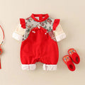 Baby clothes spring/autumn newborn girl romper princess full month 100-day first birthday dress bodysuit