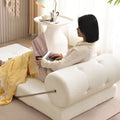 Personalized single sofa small apartment living room tofu block tajine sofa bed foldable dual-purpose cream style lazy casual