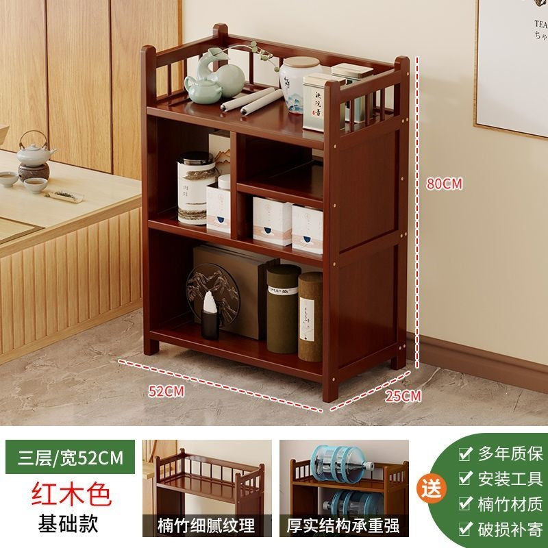 New chinoiserie bogu rack small tea cabinet tea set storage rack tea display rack tea rack tea room tea cabinet ornaments