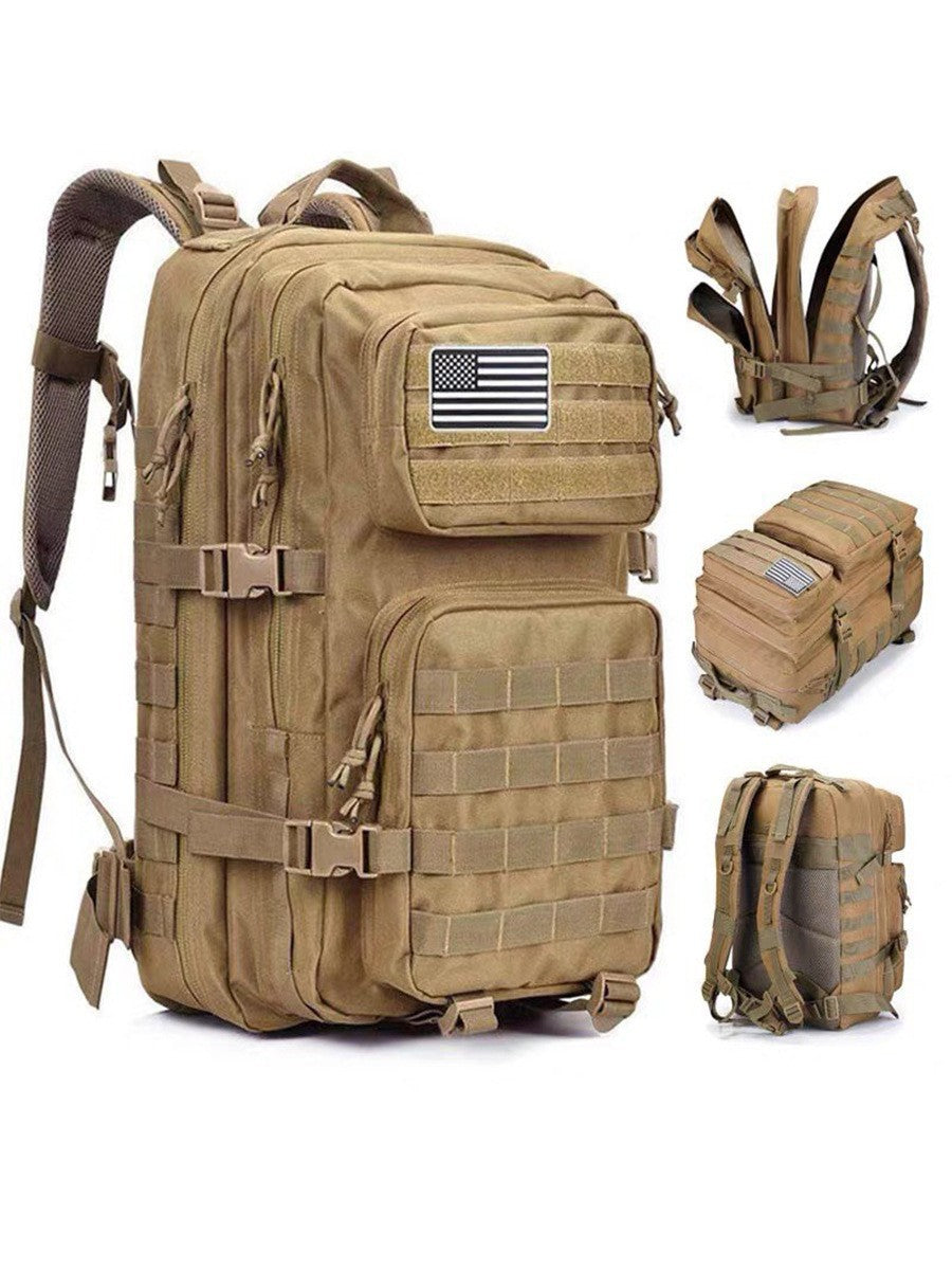 Outdoor 3P Attack Tactical Backpack Multifunctional Large Capacity Camouflage Wilderness Camping Waterproof Sports Mountaineering Backpack