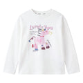 autumn new cartoon girls' and children's korean style soft and skin-friendly top, korean style long-sleeved t-shirt base layer