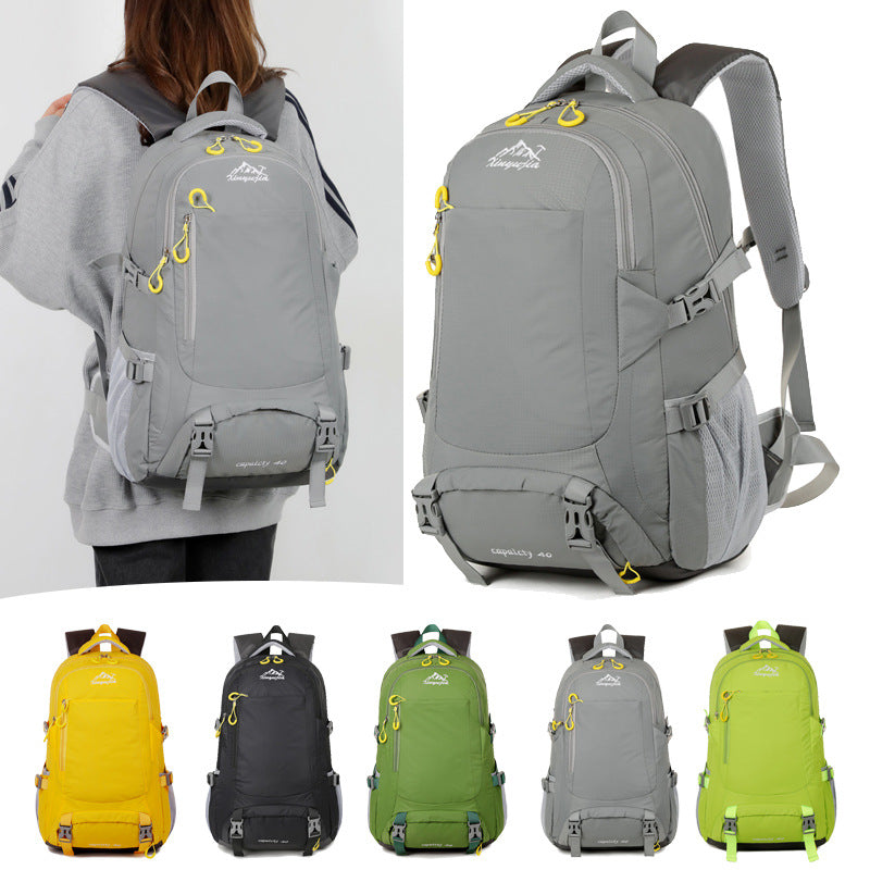 Cross-border lightweight mountaineering bag outdoor large-capacity backpack hiking sports bag multi-functional gift backpack