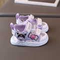 Girls' sandals: new summer collection - baby girl princess sandals, cartoon light-up soft sole first walker beach shoes, ages 1-6