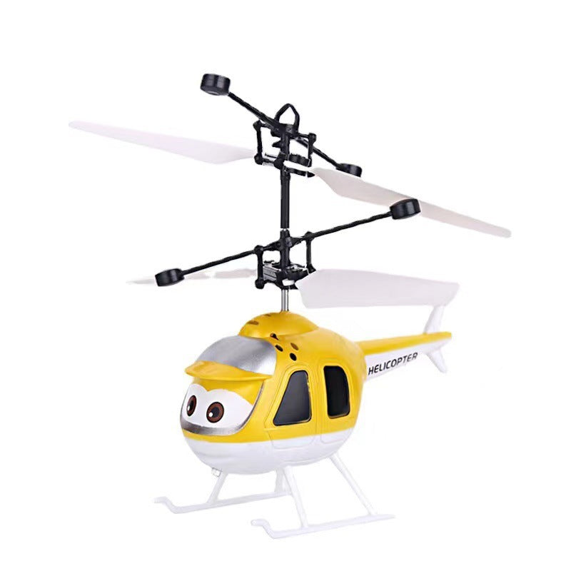 Little fairy sensor aircraft remote control aircraft suspended helicopter resistant to falling and flying cross-border rechargeable kids toy