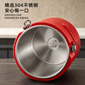 Insulated 304 stainless steel milk tea bucket - perfect for street vendors, fruit tea stalls, and commercial use. also ideal as an ice bucket or food warmer