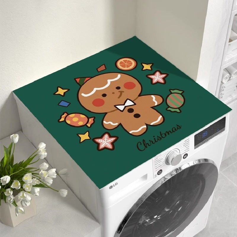 Washing machine cover, refrigerator dust cover, waterproof sun protection cover, coffee table bedside table, no-wash leather mat