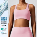 New backless criss-cross workout tank top - professional yoga top with built-in bra pads - stylish slim-fit yoga tank