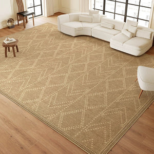 Carpet living room light luxury classy no-wash and wipeable  new arrival cream style winter sofa simple thickened floor mat