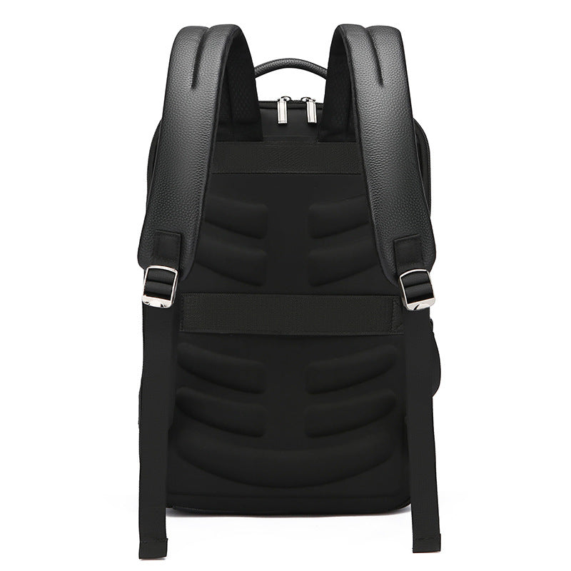 Spring and summer backpack 2024 new large-capacity business backpack men's simple casual computer bag logo